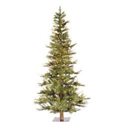 Vickerman Pre-Lit Artificial Christmas Tree With Pine Cones (06809)