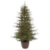 Vickerman Pre-Lit Artificial Christmas Tree With Pine Cones And Berries (includes Step On/Off Foot Switch) (21590)