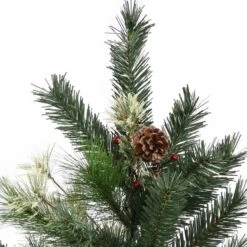 Vickerman Pre-Lit Artificial Christmas Tree With Berries And Pine Cones (22395) -Philips Xmas Sales 22395Miscmd