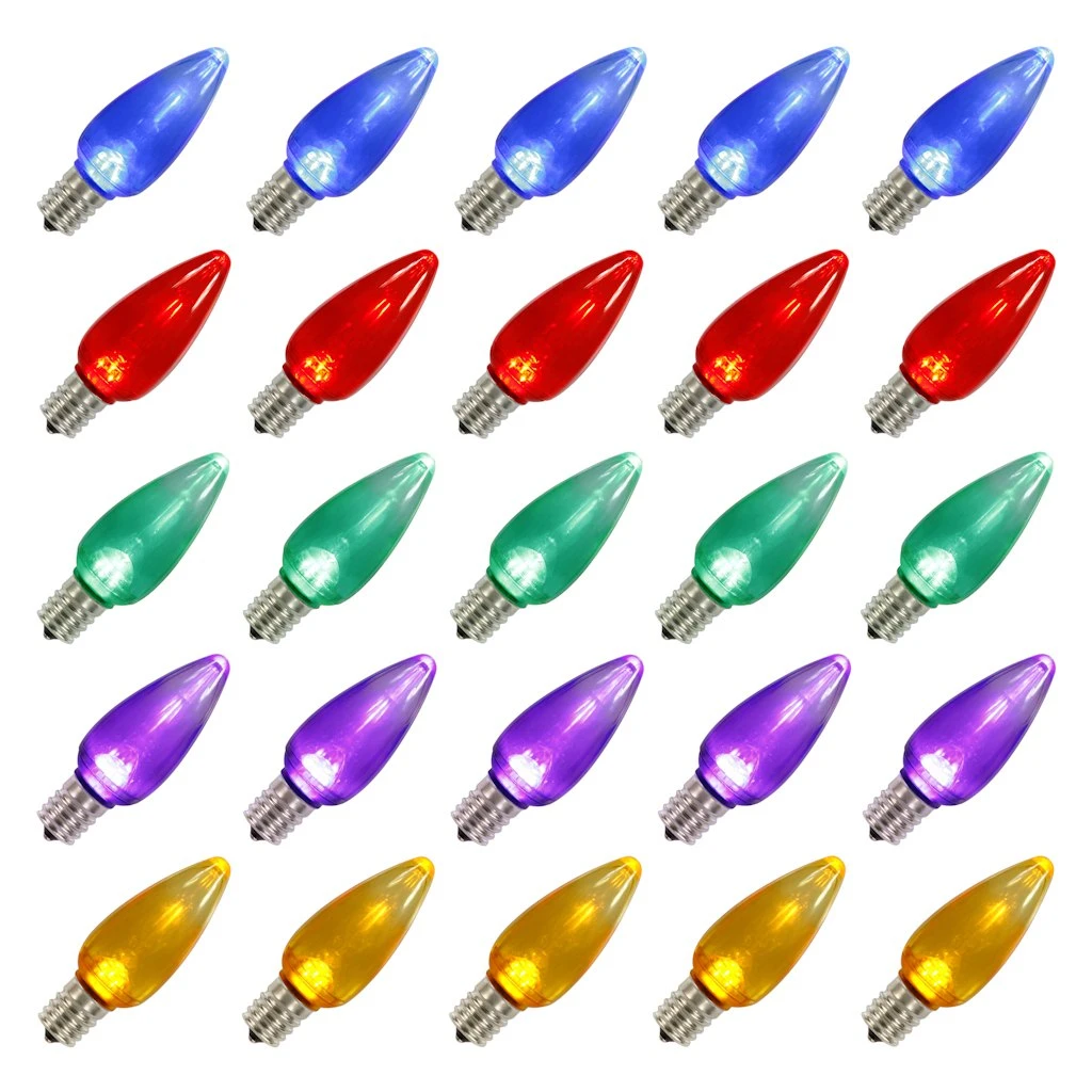 Vickerman Christmas Light Bulb Replacement (25 Pack) (258835) 3 Vickerman Christmas Light Bulb Replacement (25 Pack) (258835)