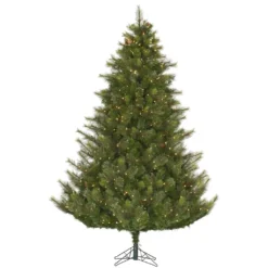 Vickerman Pre-Lit Artificial Christmas Tree With Pine Cones (Includes On / Off Foot Switch) (32179)