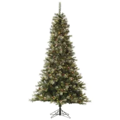 Vickerman Pre-Lit Artificial Christmas Tree With Pine Cones (Includes On / Off Foot Switch) (32815)