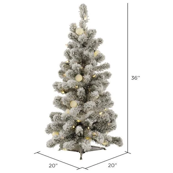 Vickerman Pre-Lit Artificial Christmas Tree (328484) 5 Vickerman Pre-Lit Artificial Christmas Tree (328484) - Image 3