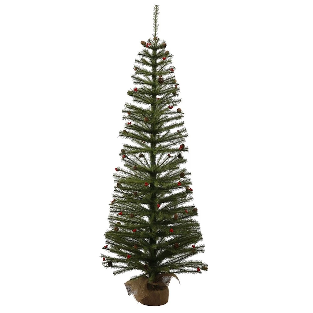 Vickerman Unlit Artificial Christmas Tree With Berries And Pine Cones (33515) 3 Vickerman Unlit Artificial Christmas Tree With Berries And Pine Cones (33515)