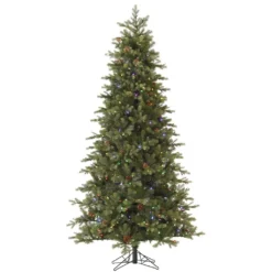 Vickerman Pre-Lit Artificial Christmas Tree With Pine Cones (Includes On / Off Foot Switch) (36539)