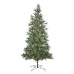 Vickerman Pre-Lit Artificial Christmas Tree With Pine Cones (373262)