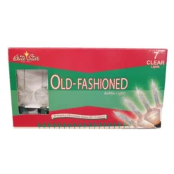 Brite Star Old Fashioned Christmas Bubble Light Set With 17" Spacing (37525) -Philips Xmas Sales 37525box1md