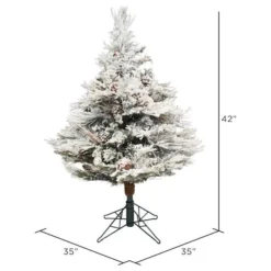 Vickerman Unlit Artificial Christmas Tree With Pine Cones (383490) -Philips Xmas Sales 3834902md