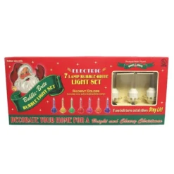 Christopher Radko Christmas Bubble Light Set (43295) -Philips Xmas Sales 43295boxmd