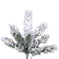 Vickerman Pre-Lit Artificial Christmas Tree With Pine Cones (27871) -Philips Xmas Sales Flocked20Slim20Pine20Branchmd